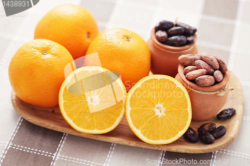 Image of cocoa and orange