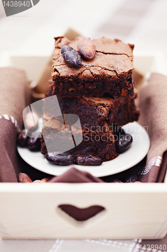 Image of delicious brownie 