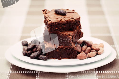 Image of delicious brownie 