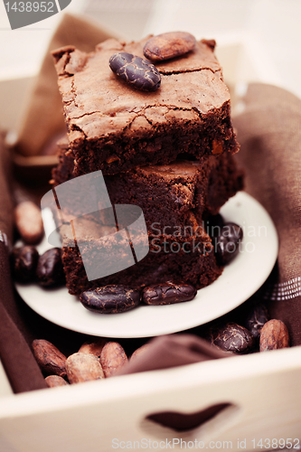Image of delicious brownie 