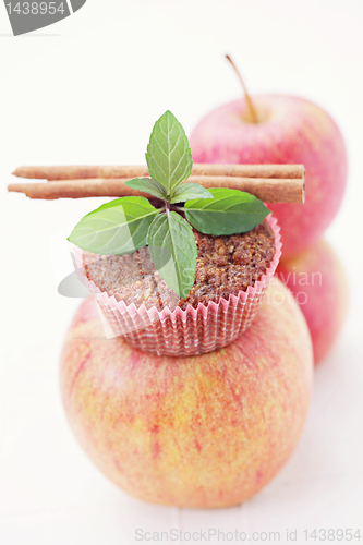 Image of muffins with apple