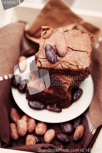 Image of delicious brownie 