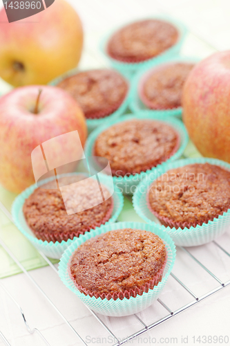 Image of muffins with apple