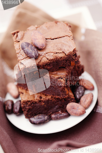 Image of delicious brownie 
