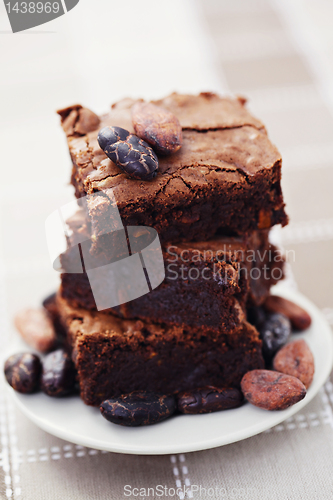Image of delicious brownie 