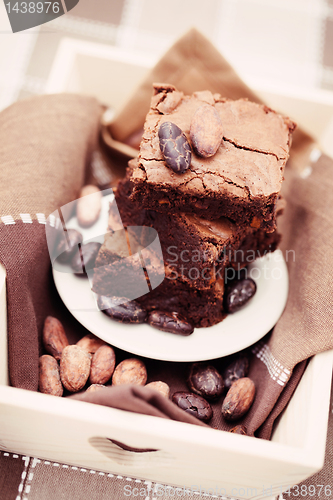 Image of delicious brownie 