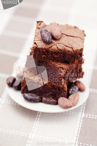 Image of delicious brownie 