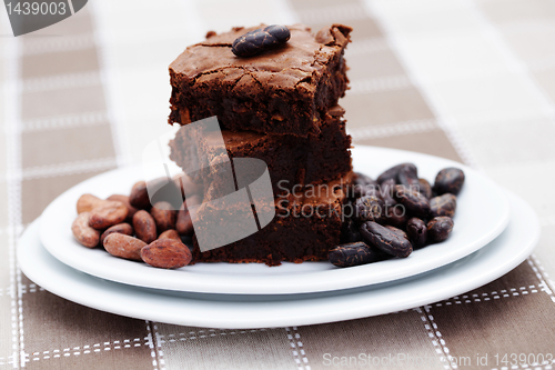 Image of delicious brownie 