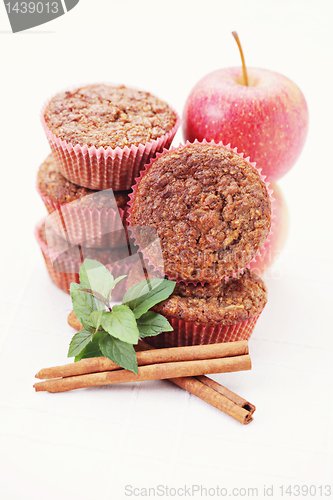 Image of muffins with apple