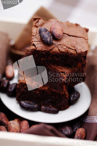 Image of delicious brownie 