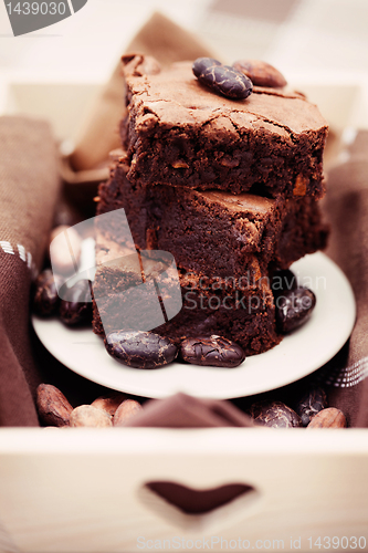 Image of delicious brownie 