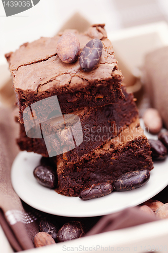 Image of delicious brownie 