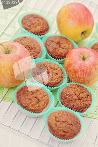 Image of muffins with apple