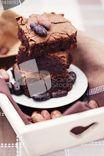 Image of delicious brownie 