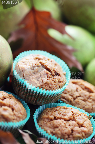 Image of muffins with pear