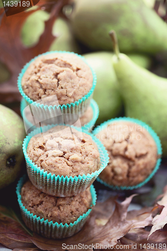 Image of muffins with pear