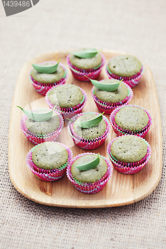 Image of green tea muffins