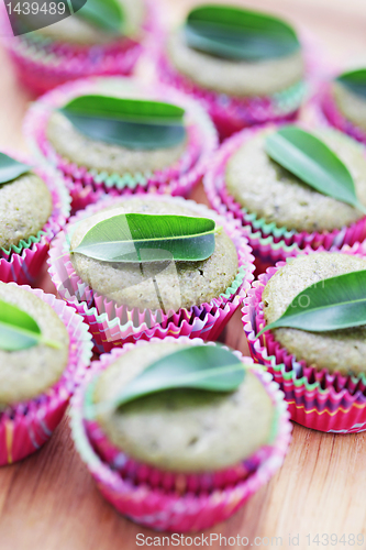 Image of green tea muffins