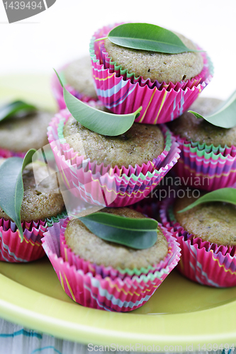 Image of green tea muffins