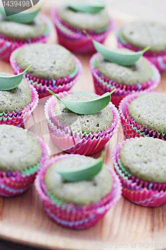 Image of green tea muffins