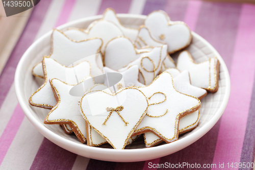 Image of white gingerbreads