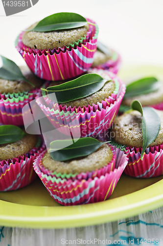 Image of green tea muffins