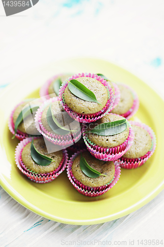 Image of green tea muffins