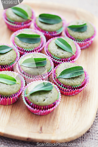 Image of green tea muffins