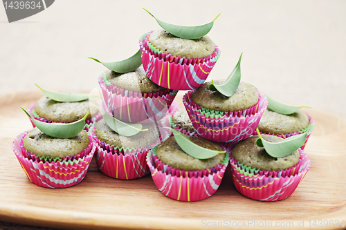 Image of green tea muffins