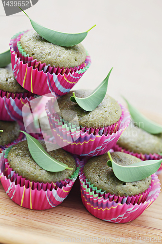 Image of green tea muffins