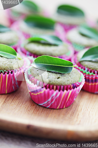 Image of green tea muffins