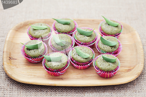 Image of green tea muffins