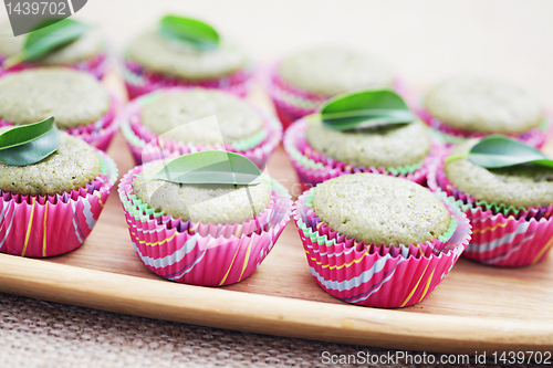 Image of green tea muffins