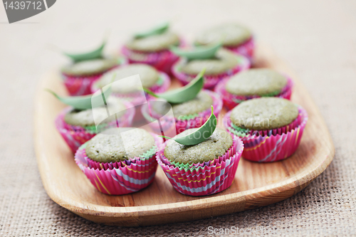 Image of green tea muffins