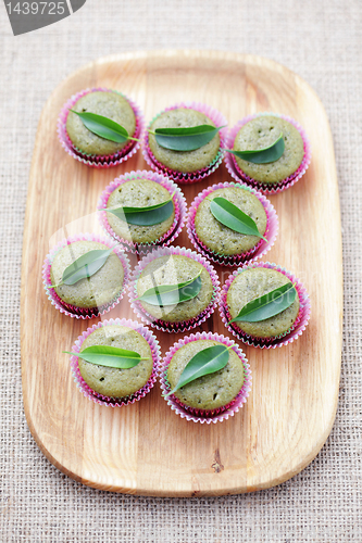 Image of green tea muffins