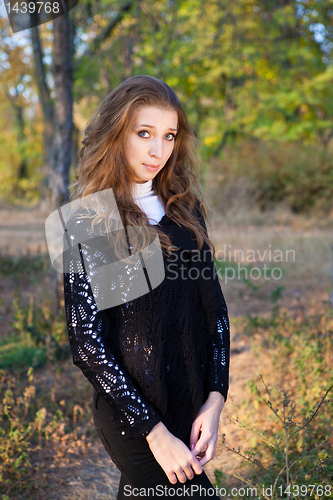 Image of Girl posing in the park