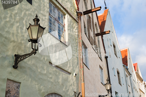 Image of Facade of the ancient house in Tallinn