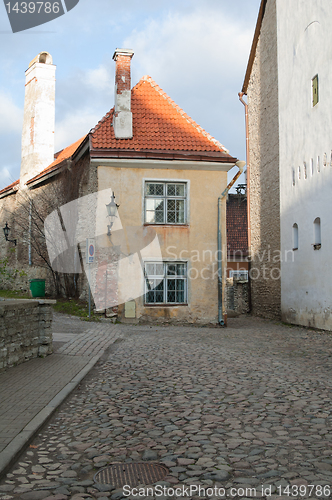 Image of Facade of the ancient house in Tallinn