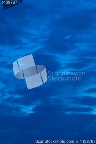 Image of Blue Evening Sky