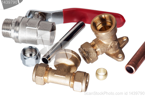 Image of Plumbing fixtures and piping parts 