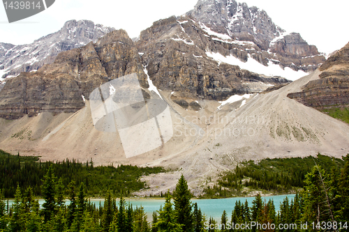 Image of Ice formations on Canadian Rocky mountains