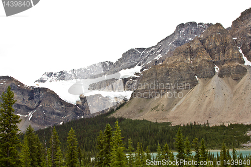 Image of Ice formations on Canadian Rocky mountains