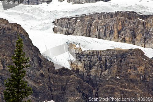 Image of Ice formations on Canadian Rocky mountains