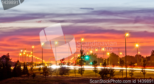 Image of Highway 1 at night