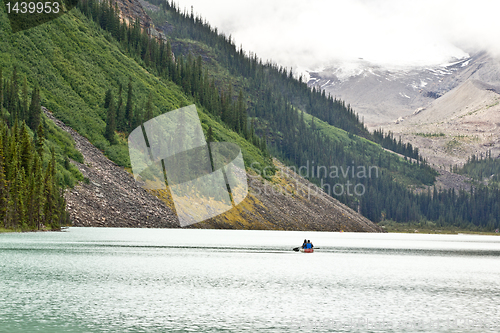 Image of Canoeing on the magnificent Lake Louis 