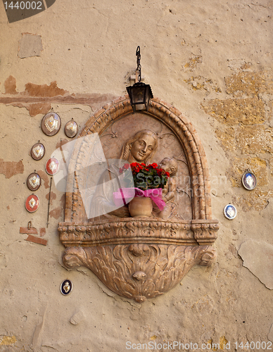 Image of Shrine to Mary and Jesus