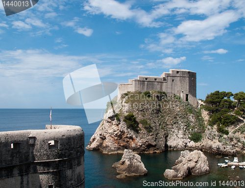 Image of Medieval fort in Dubrovnik