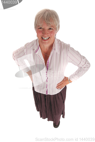 Image of Full Body Portrait of a Senior Business Woman