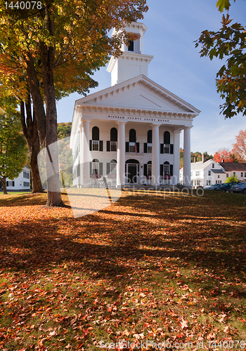 Image of Windham Court house in Fall