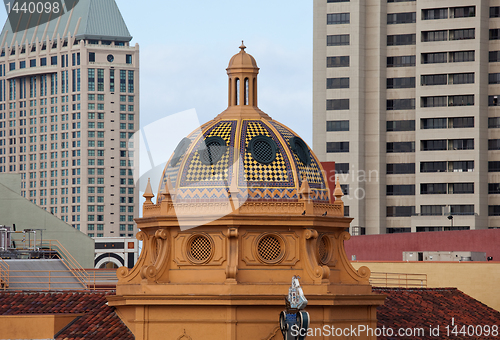 Image of Ornate tower roof in San Diego